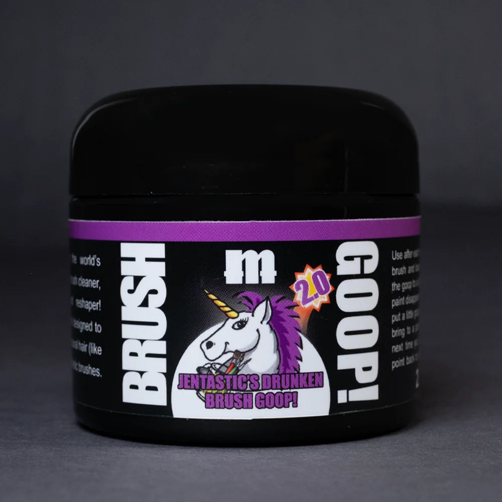 Jentastic's Drunken Brush Goop 2oz — brush cleaner and conditioner pot