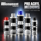Monument Hobbies Pro Acryl Medium & Varnish 120ml — five bottles