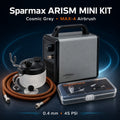 Sparmax ARISM Mini Compressor & MAX-4 Airbrush Kit (C-AR-MINI-KIT-GREY) – Cosmic Grey