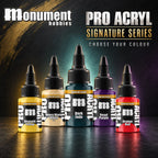 Monument Hobbies Pro Acryl Signature Series — 22ml bottles from artist collaborations