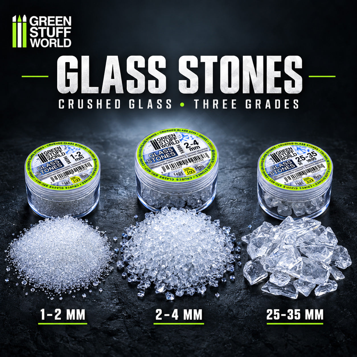 Green Stuff World Crushed Glass Stones