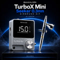 Gaahleri TurboX Mini Compressor Kit with Seeker 0.3mm Airbrush (47613) – UK Plug