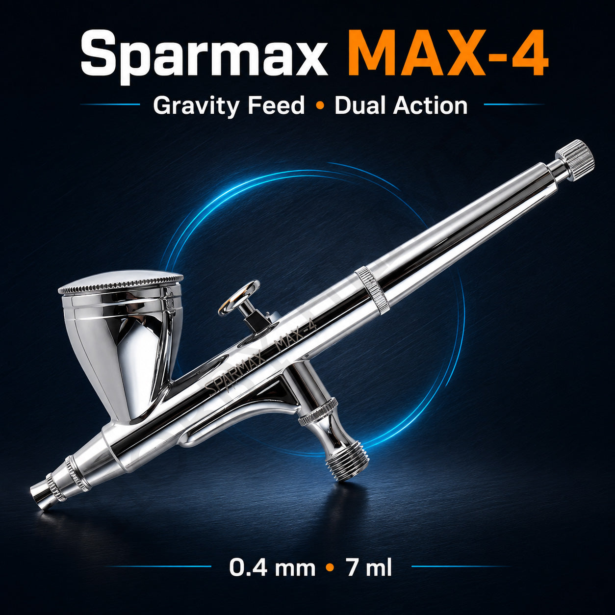 Sparmax ARISM Mini Compressor & MAX-4 Airbrush Kit (C-AR-MINI-KIT-GREY) – Cosmic Grey