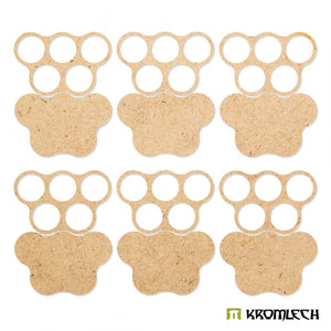 Kromlech Round Base Skirmish Movement Tray 25mm (6pcs) KRHB029