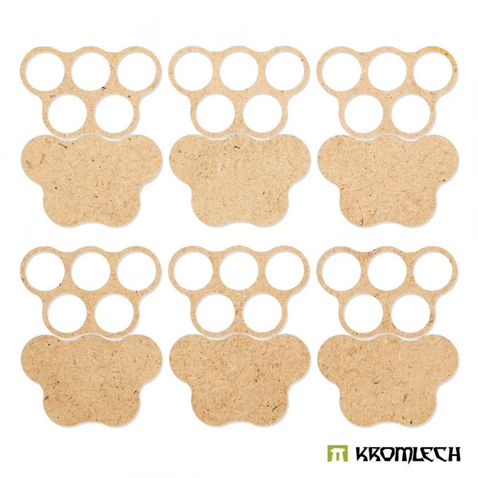 Kromlech Round Base Skirmish Movement Tray 25mm (6pcs) KRHB029