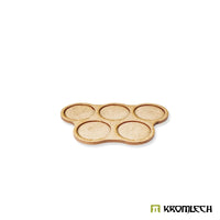 Kromlech Round Base Skirmish Tray 28.5 mm (5pcs) KRHB090
