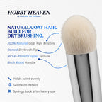 Hobby Heaven Dry Brush — Goat Hair Domed