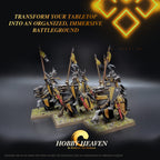 60x30mm Rectangle Bases for Tabletop Games | Premium Wargaming Cavalry Bases