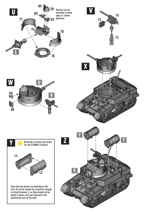 Bolt Action M3 Stuart Light Tank – Warlord Games WWII 28mm Vehicle