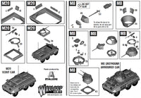 M8/M20 Greyhound Scout Car – Bolt Action WWII 28mm Vehicle
