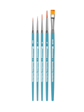 Monument Hobbies Dauntless Synthetic Brush Set — five synthetic brushes in assorted sizes