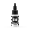 Monument Hobbies Pro Acryl Bold Titanium White MPA-001 — 22ml bottle with colour swatch