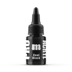 Monument Hobbies Pro Acryl Coal Black MPA-002 — 22ml bottle with colour swatch