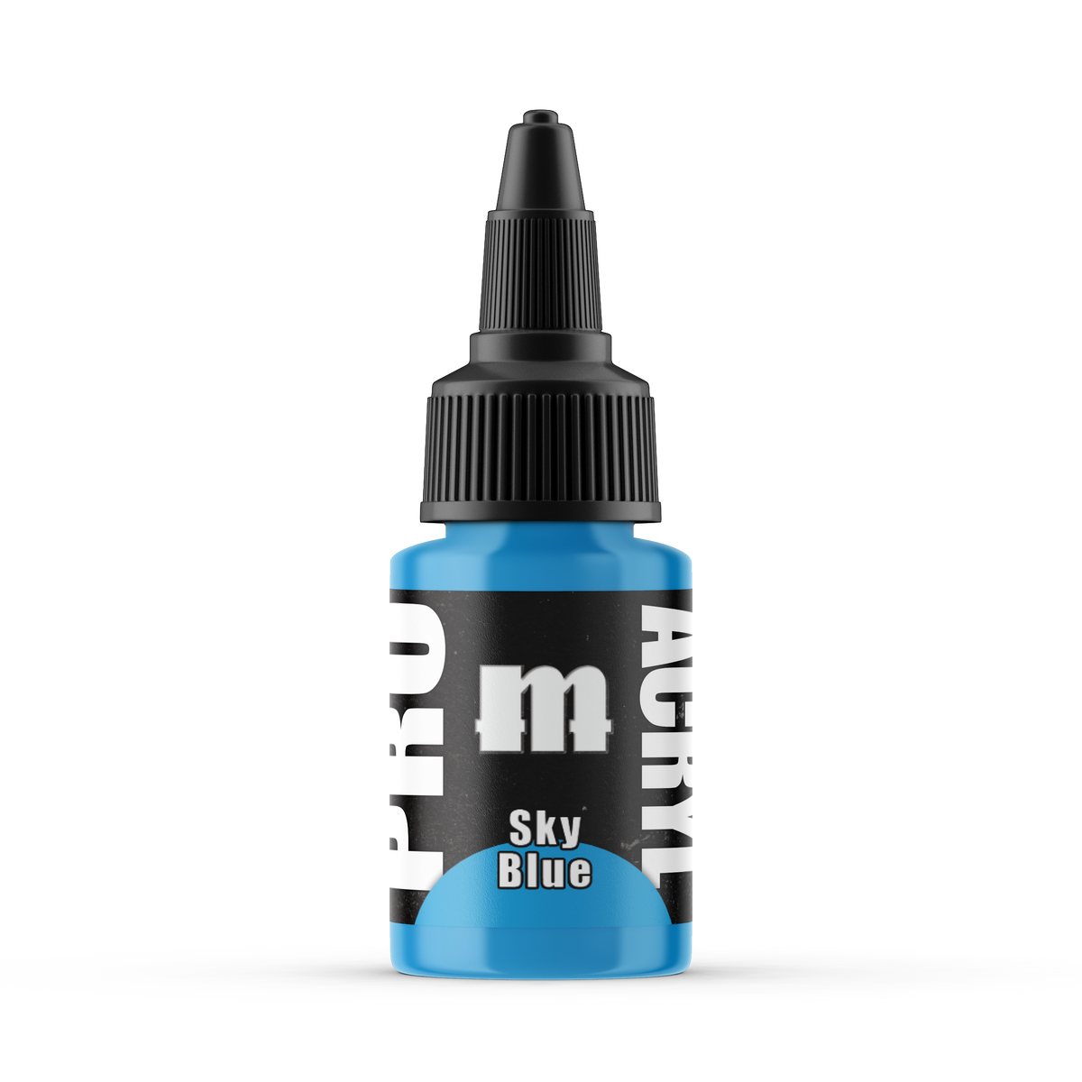 Monument Hobbies Pro Acryl Sky Blue MPA-012 — 22ml bottle with colour swatch