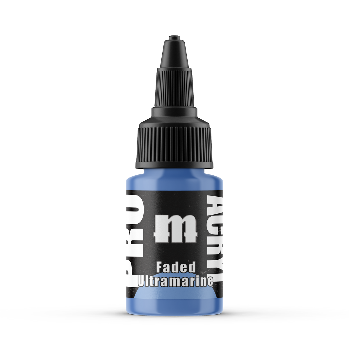 Monument Hobbies Pro Acryl Faded Ultramarine MPA-013 — 22ml bottle with colour swatch