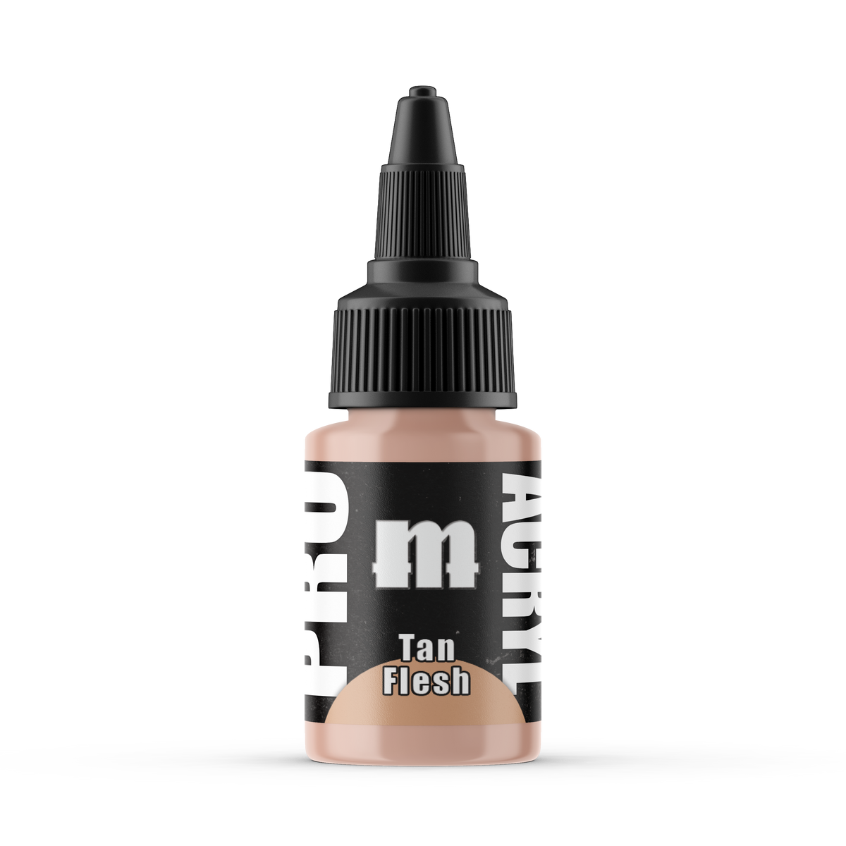 Monument Hobbies Pro Acryl Tan Flesh MPA-024 — 22ml bottle with colour swatch