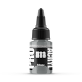 Monument Hobbies Pro Acryl Silver MPA-025 — 22ml bottle with colour swatch