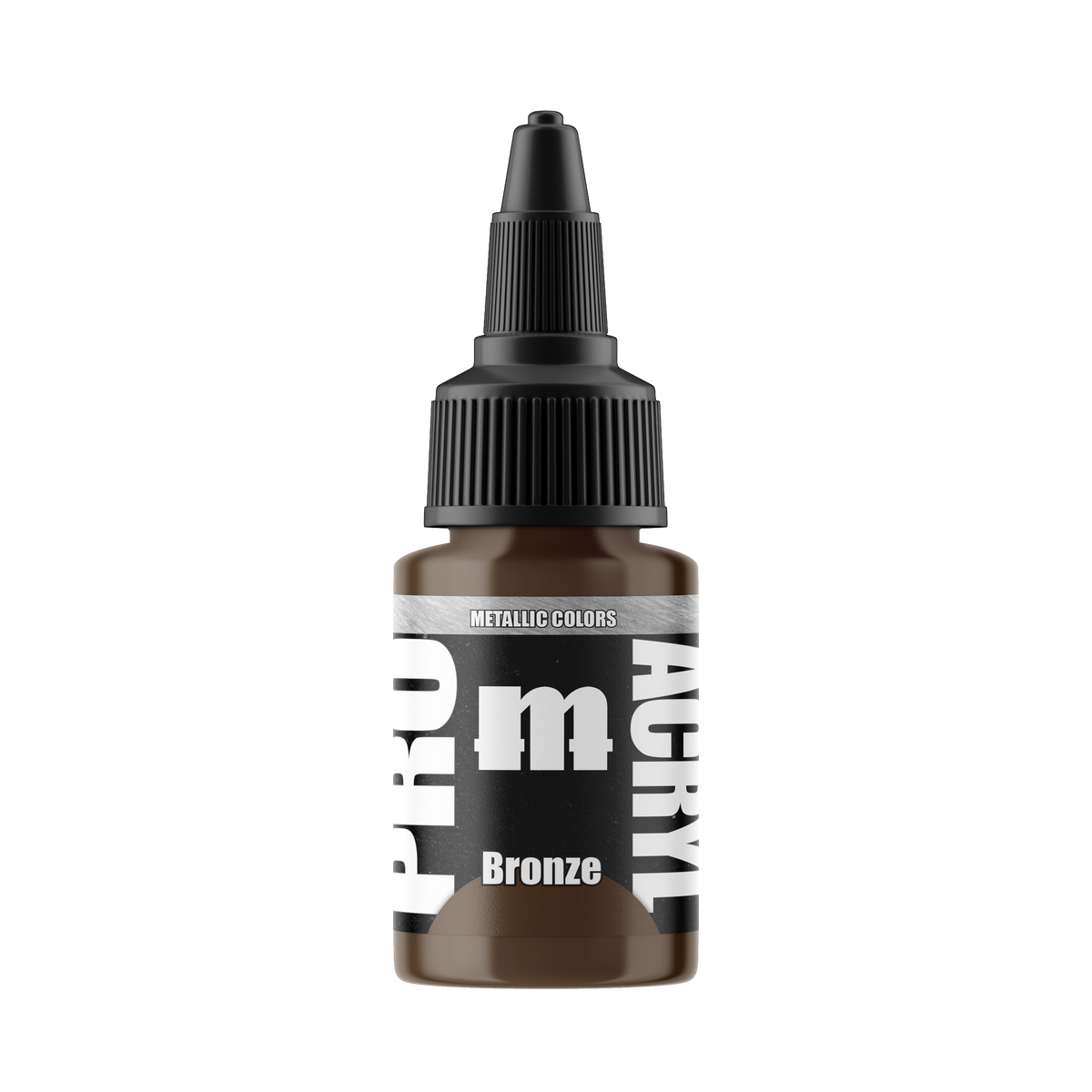 Monument Hobbies Pro Acryl Bronze MPA-032 — 22ml bottle with colour swatch
