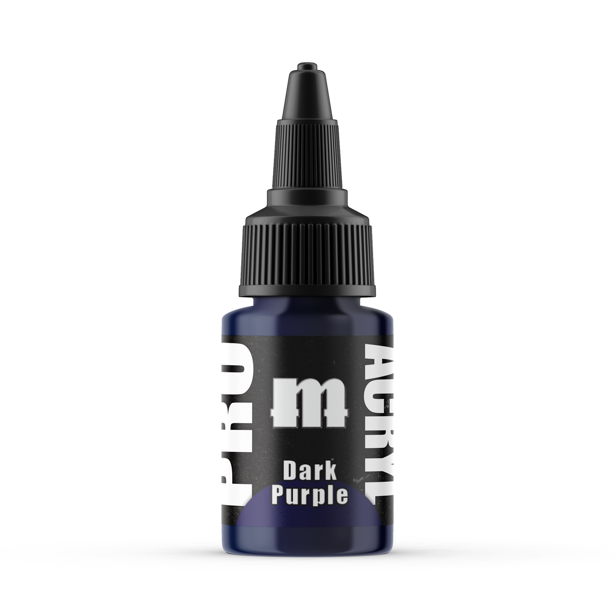Monument Hobbies Pro Acryl Dark Purple MPA-035 — 22ml bottle with colour swatch