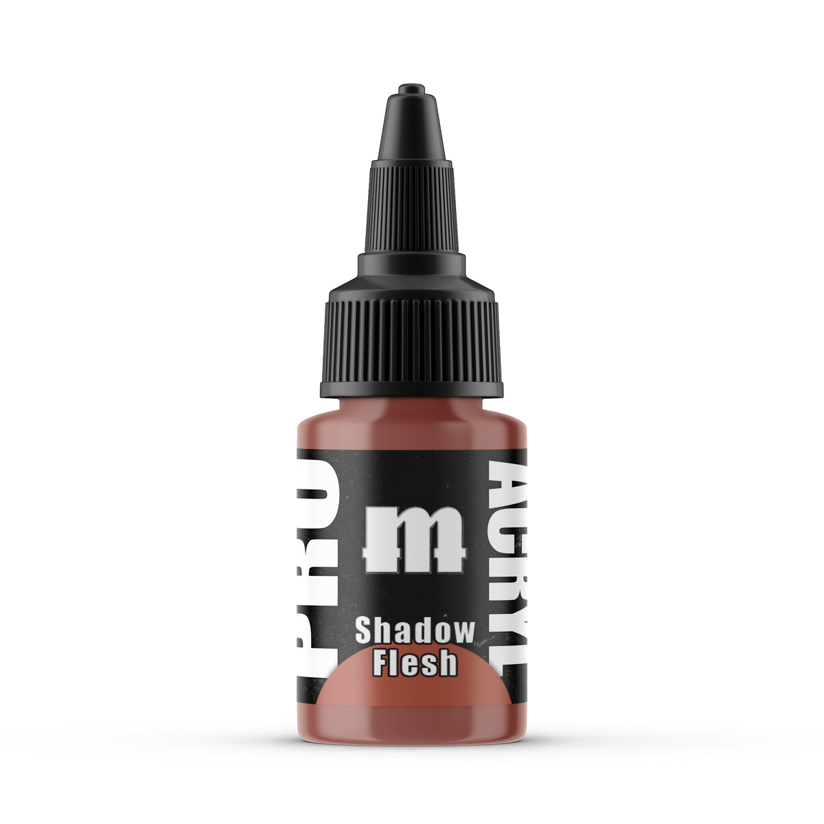 Monument Hobbies Pro Acryl Shadow Flesh MPA-042 — 22ml bottle with colour swatch