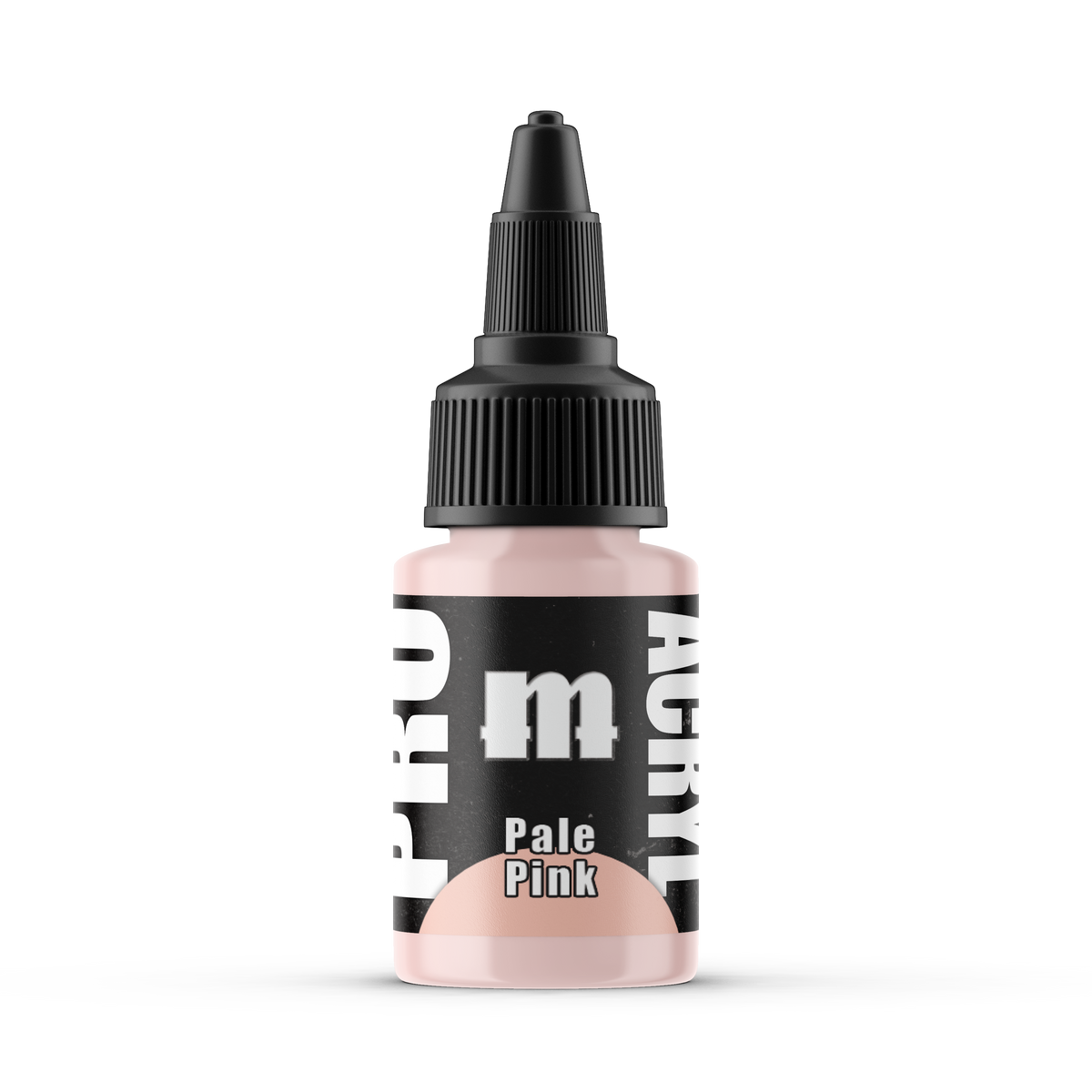 Monument Hobbies Pro Acryl Pale Pink MPA-043 — 22ml bottle with colour swatch