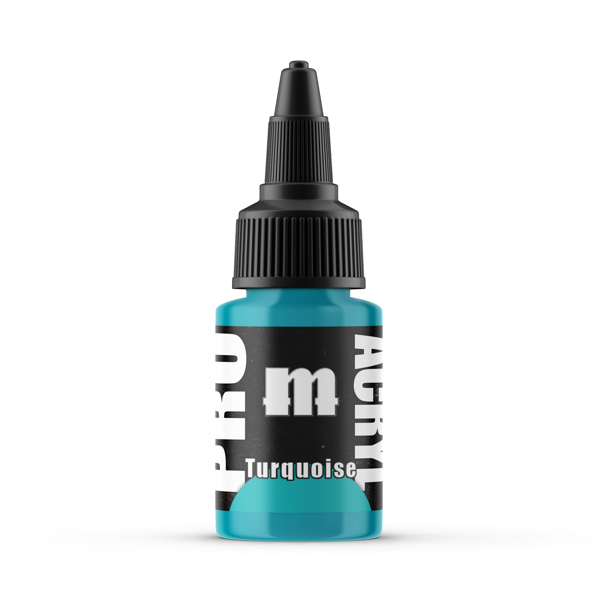 Monument Hobbies Pro Acryl Turquoise MPA-054 — 22ml bottle with colour swatch