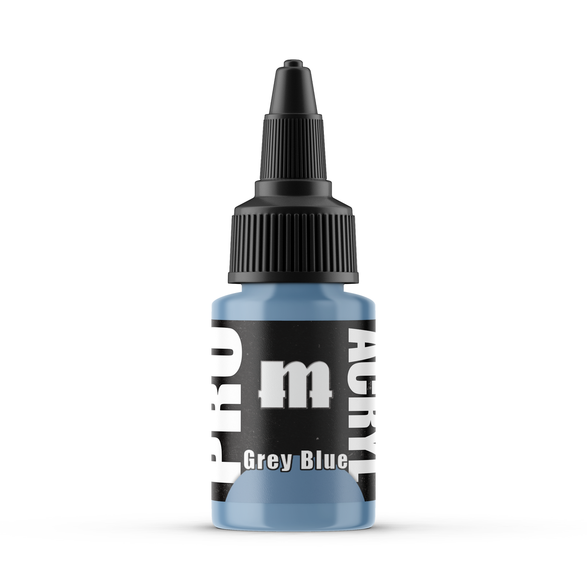 Monument Hobbies Pro Acryl Grey Blue MPA-055 — 22ml bottle with colour swatch