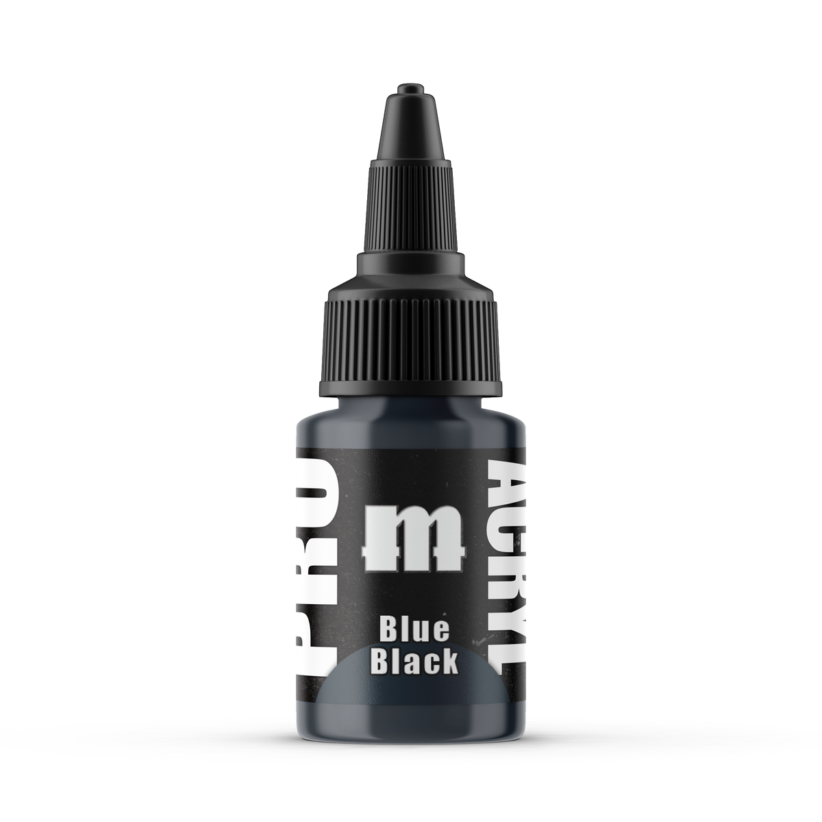 Monument Hobbies Pro Acryl Blue Black MPA-056 — 22ml bottle with colour swatch
