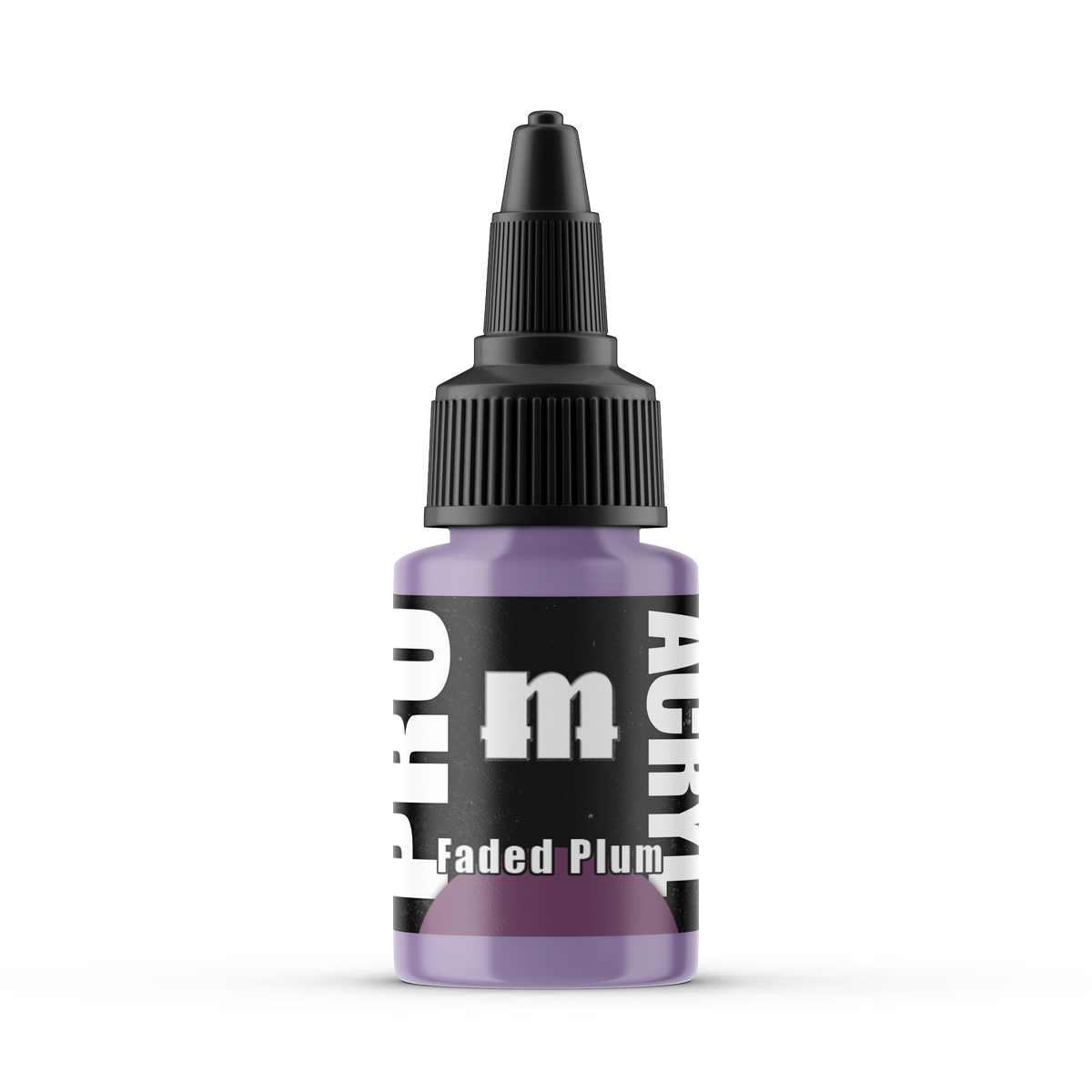 Monument Hobbies Pro Acryl Faded Plum MPA-063 — 22ml bottle with colour swatch