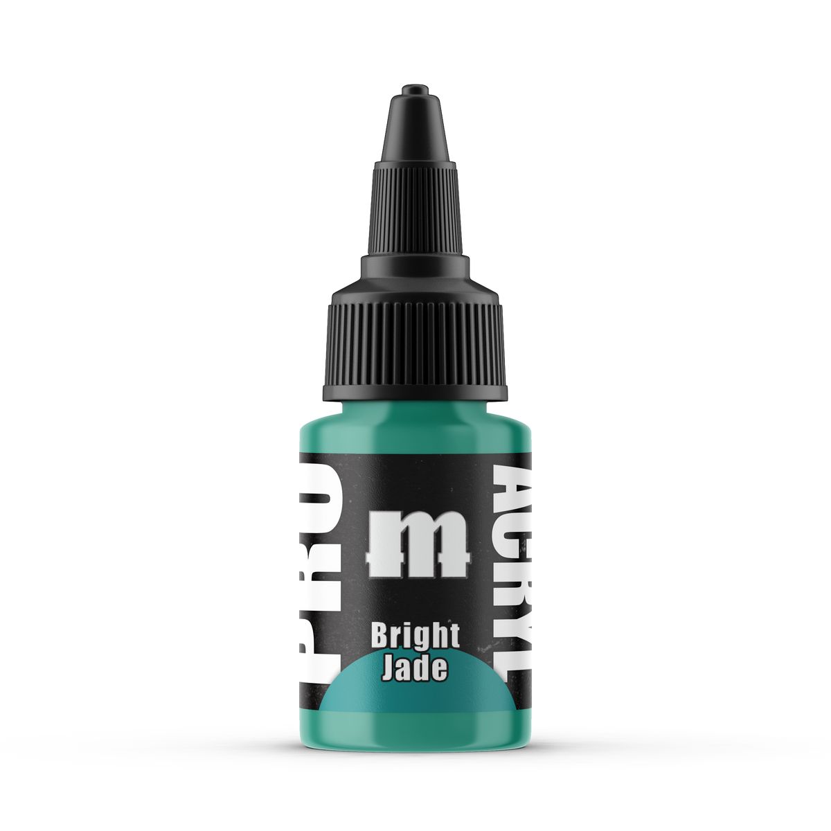Monument Hobbies Pro Acryl Bright Jade MPA-067 — 22ml bottle with colour swatch