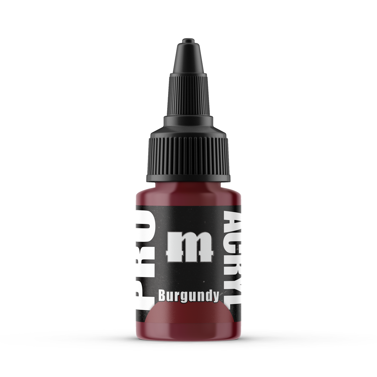 Monument Hobbies Pro Acryl Burgundy MPA-069 — 22ml bottle with colour swatch