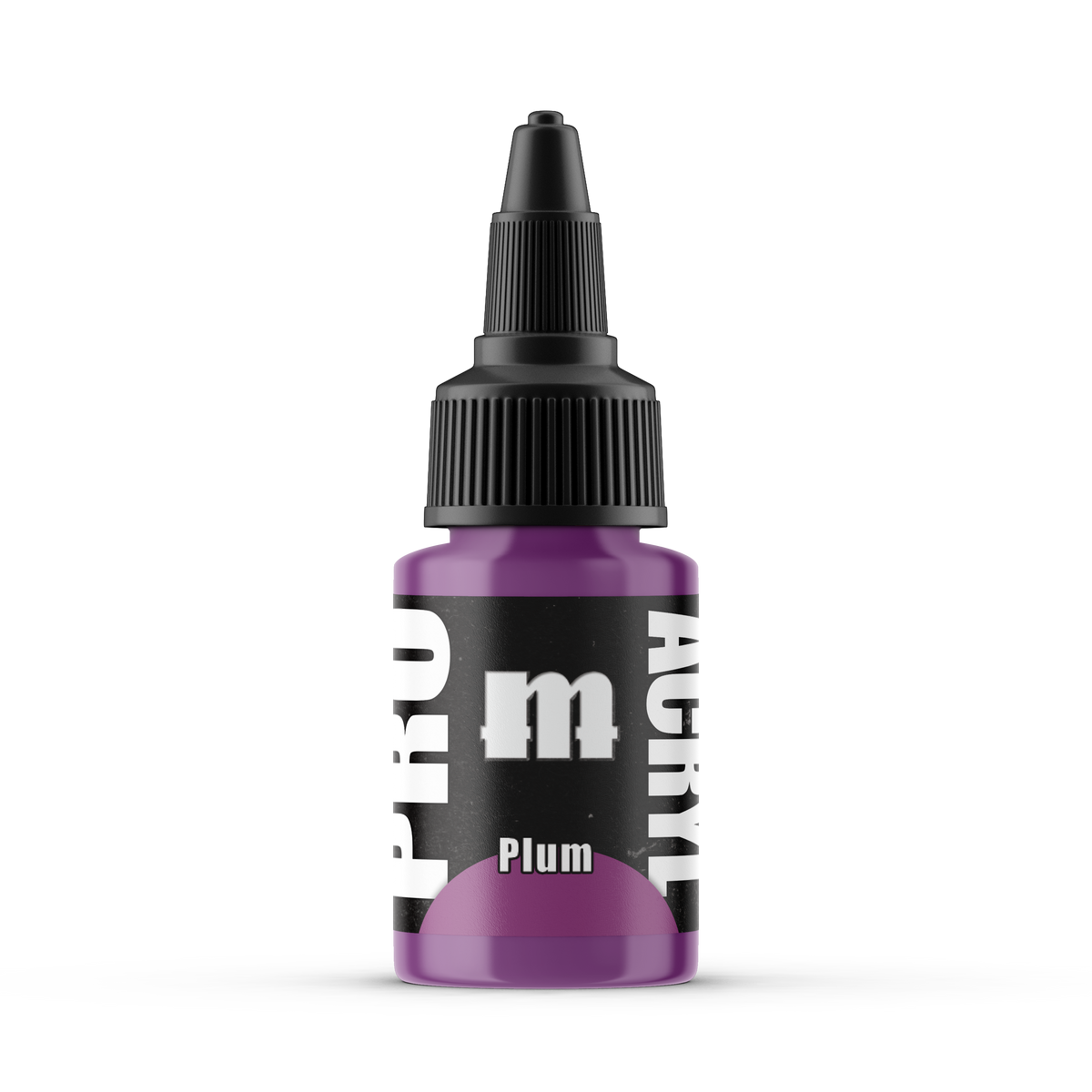 Monument Hobbies Pro Acryl Plum MPA-070 — 22ml bottle with colour swatch
