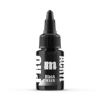 Monument Hobbies Pro Acryl Black Wash MPA-200 — 22ml bottle with colour swatch