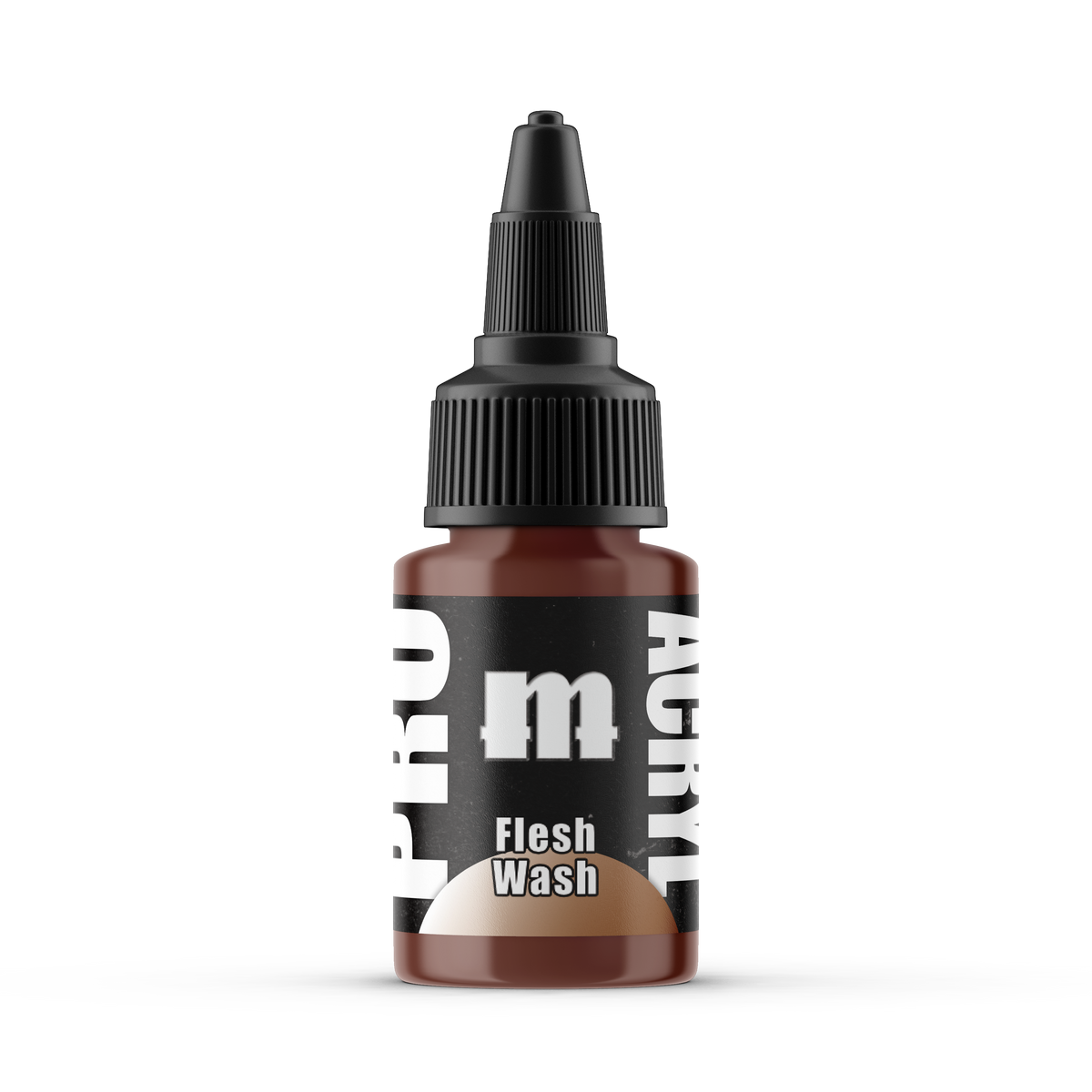 Monument Hobbies Pro Acryl Flesh Wash MPA-202 — 22ml bottle with colour swatch