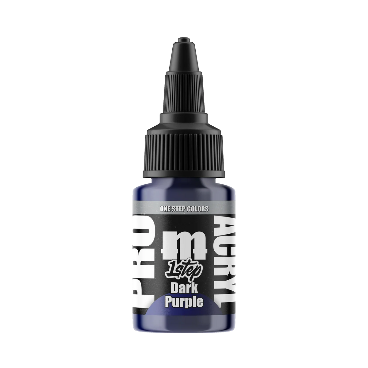 Monument Hobbies Pro Acryl 1-Step Dark Purple MPA-515 — 22ml bottle with colour swatch