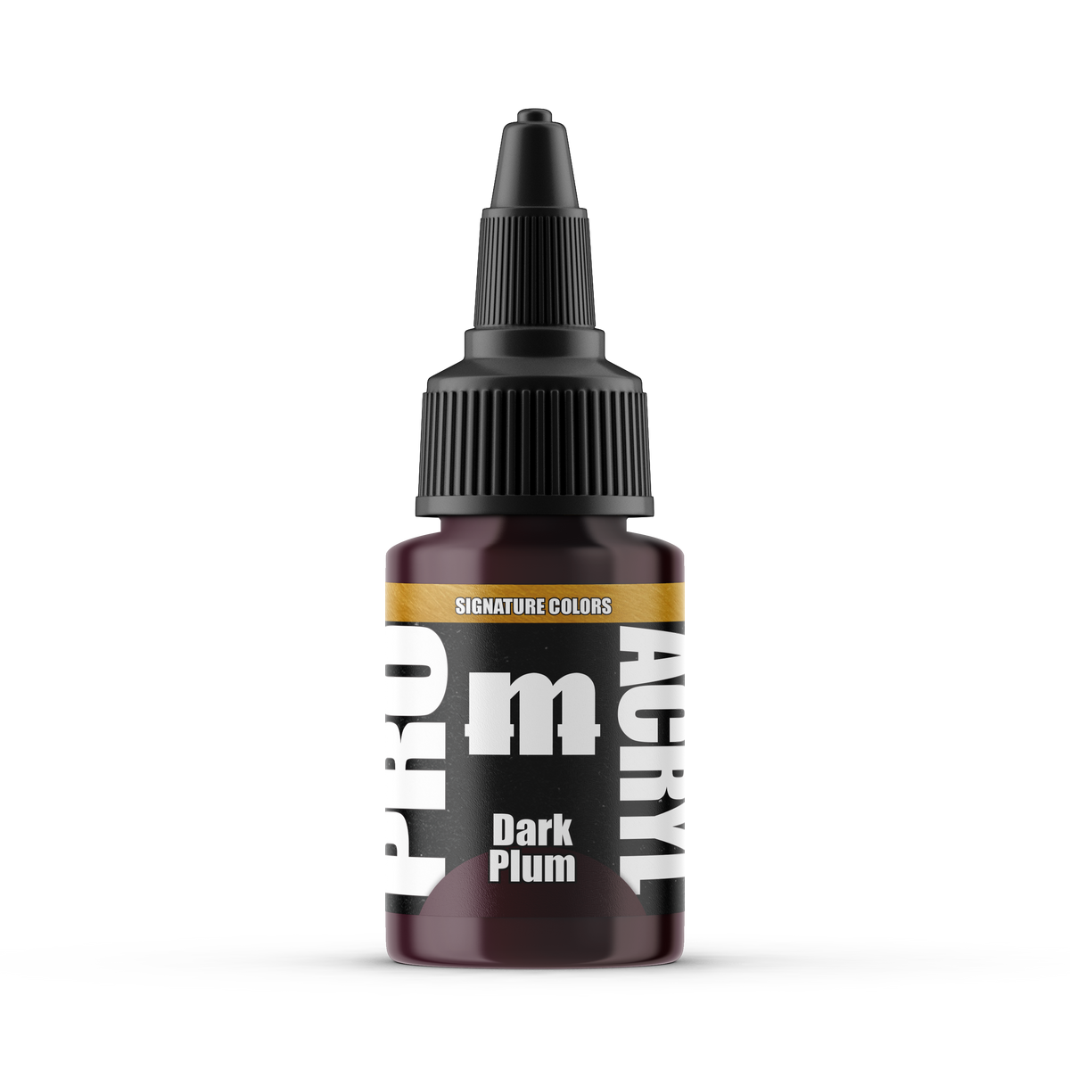 Monument Hobbies Pro Acryl Ninjon Dark Plum MPA-S11 — 22ml bottle with colour swatch