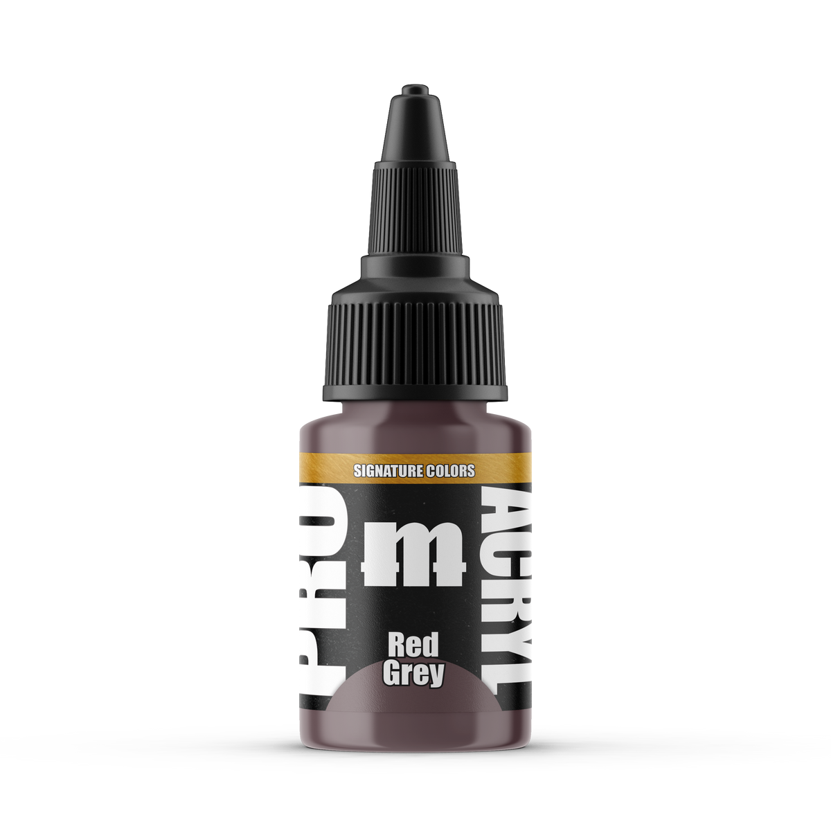 Monument Hobbies Pro Acryl Ninjon Red Grey MPA-S12 — 22ml bottle with colour swatch