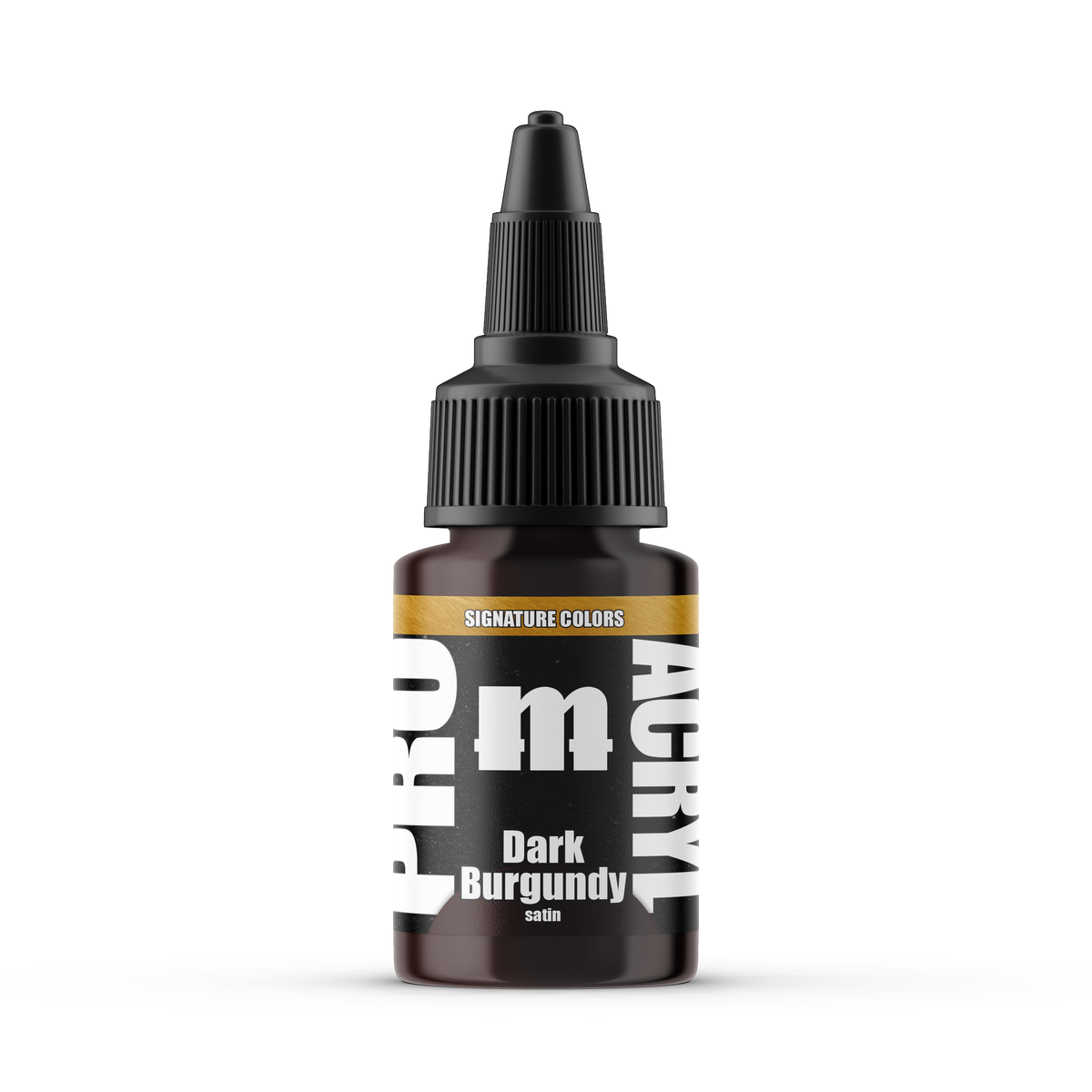 Monument Hobbies Pro Acryl Ben Komets Dark Burgundy MPA-S15 — 22ml bottle with colour swatch
