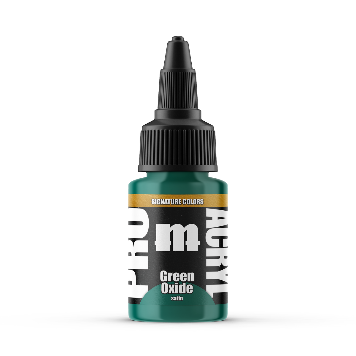 Monument Hobbies Pro Acryl Ben Komets Green Oxide MPA-S16 — 22ml bottle with colour swatch
