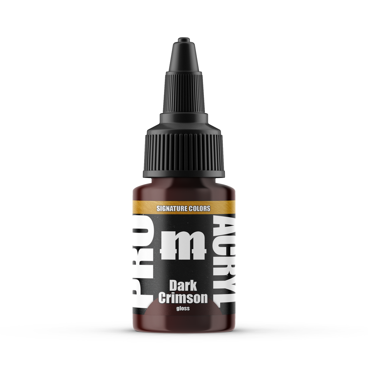 Monument Hobbies Pro Acryl Matt Cexwish Dark Crimson MPA-S19 — 22ml bottle with colour swatch
