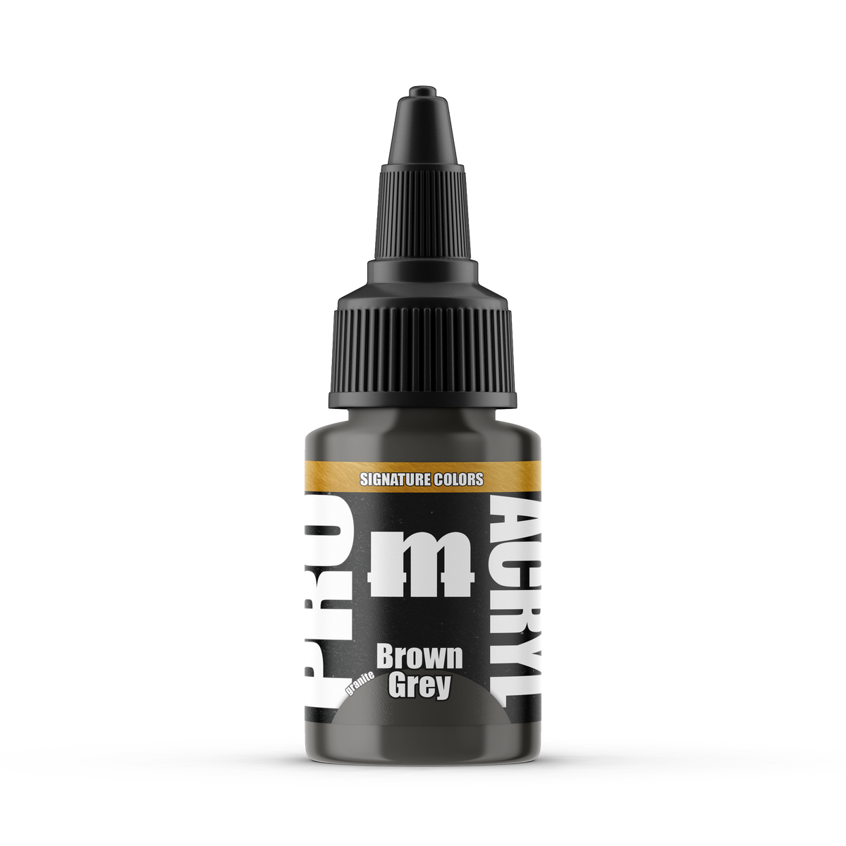Monument Hobbies Pro Acryl Matt Cexwish Brown Grey MPA-S22 — 22ml bottle with colour swatch