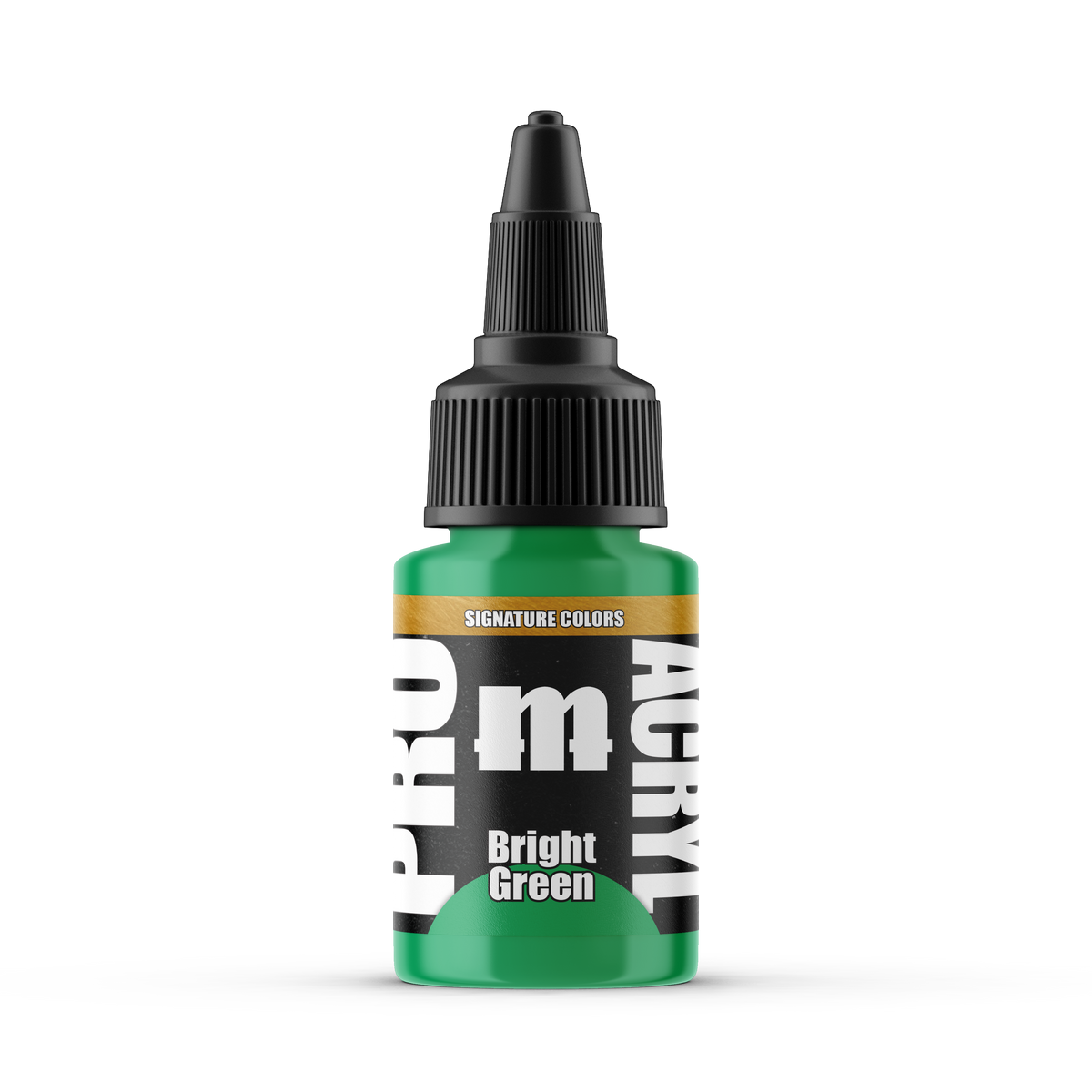 Monument Hobbies Pro Acryl Rogue Hobbies Bright Green MPA-S33 — 22ml bottle with colour swatch
