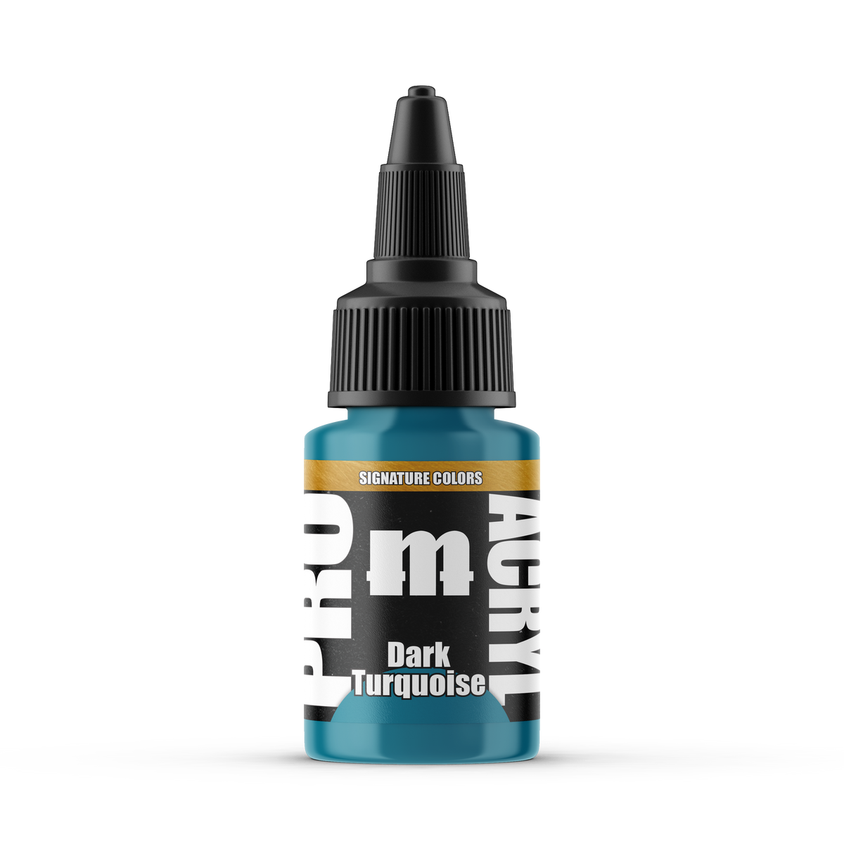 Monument Hobbies Pro Acryl Rogue Hobbies Dark Turquoise MPA-S34 — 22ml bottle with colour swatch