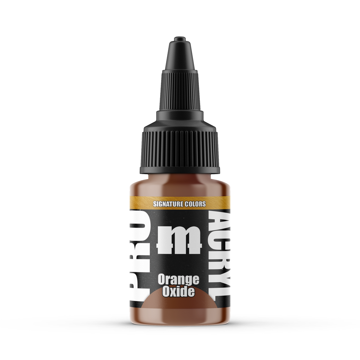 Monument Hobbies Pro Acryl Adepticon Orange Oxide MPA-S38 — 22ml bottle with colour swatch