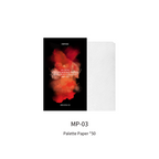 DSPIAE MP-03 pack with a red cloud design beside a white sheet, Palette Paper x50
