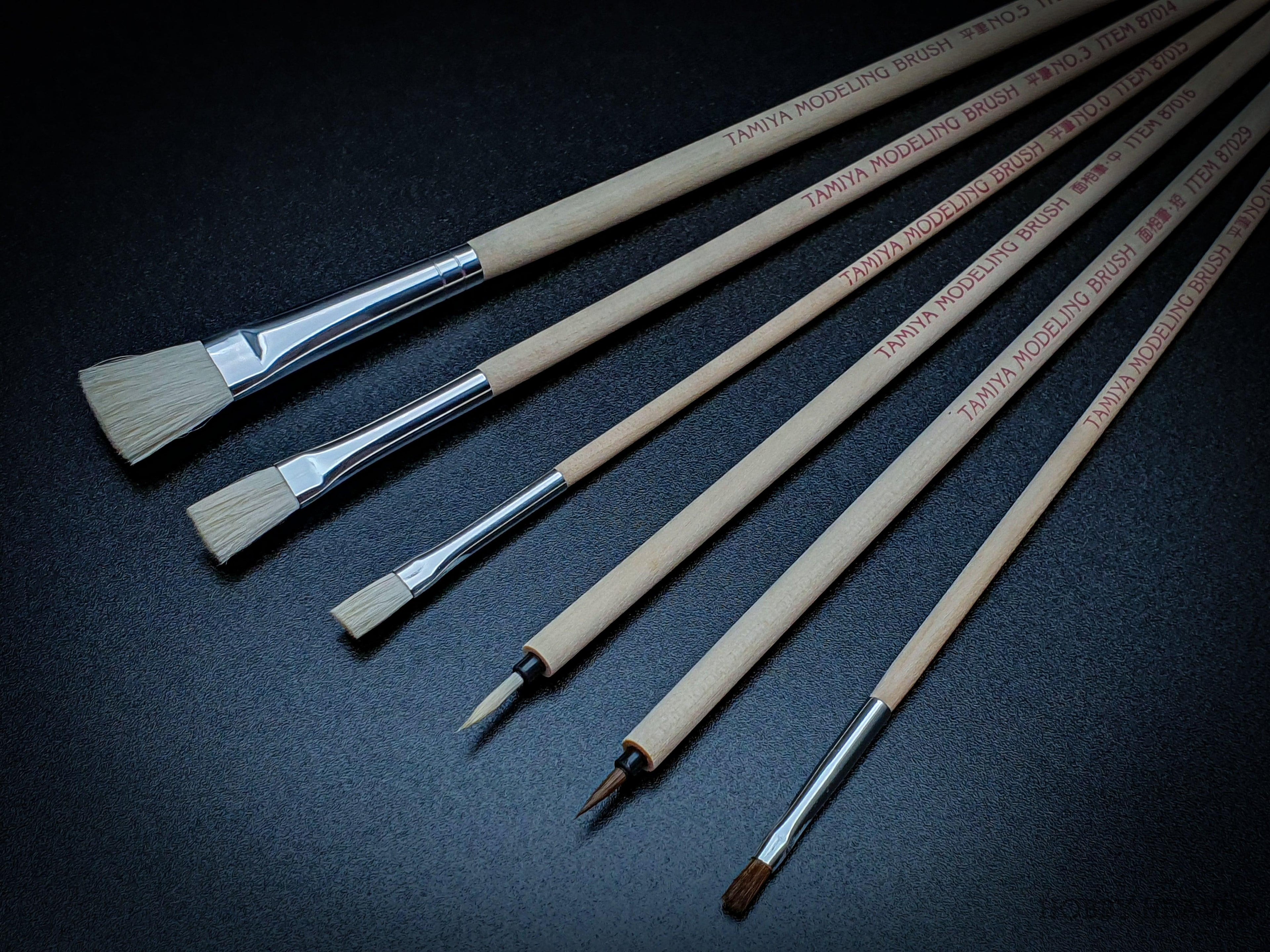 Tamiya Modelling Brushes Full Range - Hobby Heaven