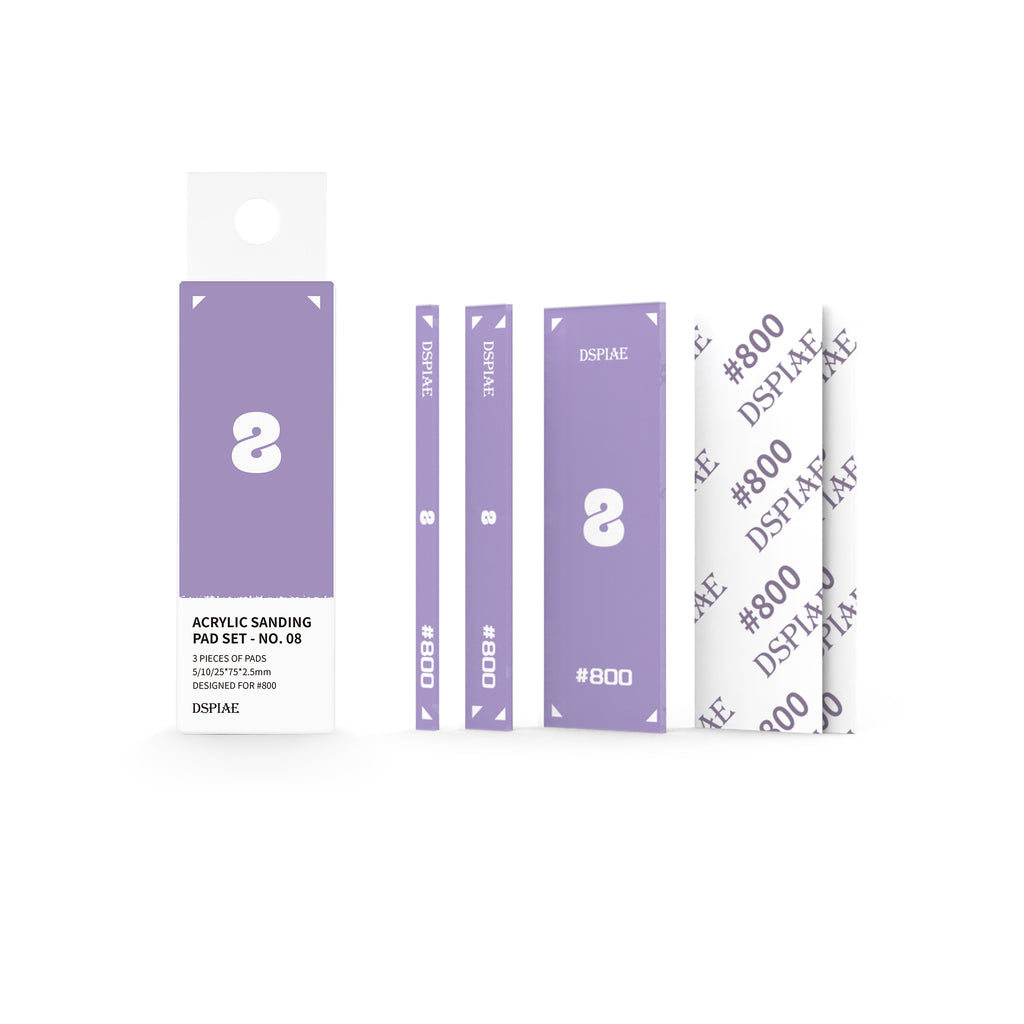 DSPIAE PT-SP08 Acrylic Sanding Pad Set – Purple