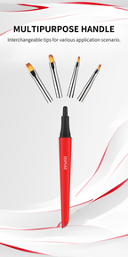 DSPIAE steps for fitting a detail tip in the Phoenix Plume PT-FB handle (handle sold separately)