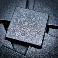 25mm Square Plain Plastic Bases
