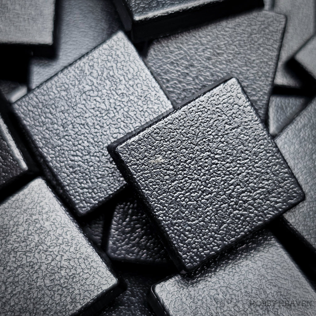 20mm Square Plain Plastic Bases for Wargaming Miniatures